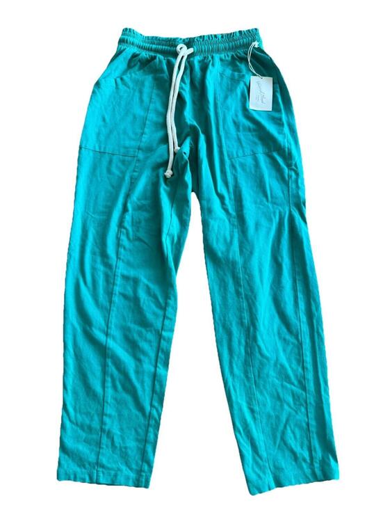 Universal Thread Pants - Universal Thread Wide Leg pants (Size XS) with drawstrings and Vibrant Green
